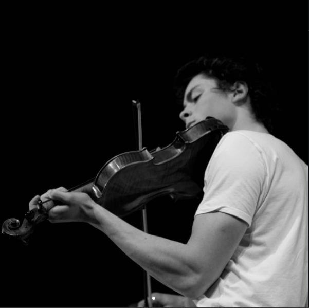 Faelan with violin
